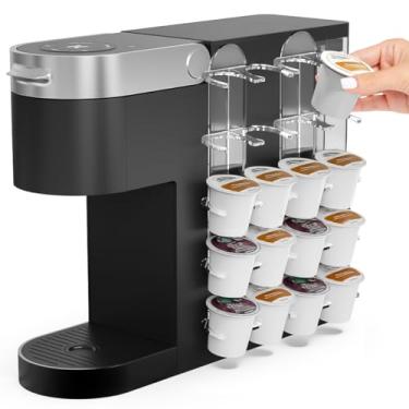 Imagem de NiHome Suporte De Cápsulas Acrílico Para Café K-Cup, Máquinas Práticas, Bancadas Pequenas Que Economizam Espaço - Acomoda 10 Cápsulas, Fácil Instalação, Ampla Compatibilidade (Pacote Com 2)