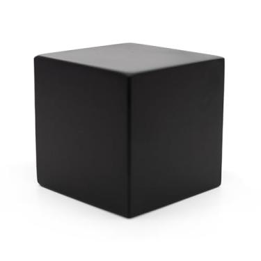 Imagem de Generic Cubos De Madeira, Madeira 3 Polegadas Para Artesanato, Decoração Com Blocos, Projetos "Faça Você Mesmo", Enfeites, Artes Construção E Suporte Plantas, Vertical, Preto