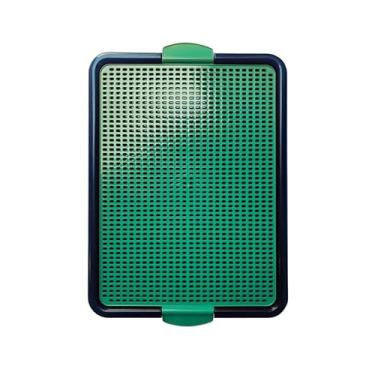 Imagem de Tapete Higiênico para Cães - Absorção Rápida, Antiodor e Lavável | Banheiro Sanitário Portátil com Superfície Antiderrapante para Filhotes e Cães Idosos(Verde Tiffany)