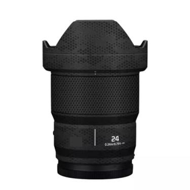 Imagem de Adesivo de lente de câmera antiarranhões para Panasonic Lumix S 24 mm F1.8 película protetora de revestimento protetor de corpo capa para 24 1,8 (preto da mamãe)