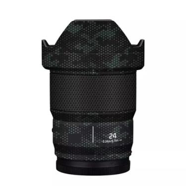 Imagem de Adesivo de lente de câmera antiarranhões para Panasonic Lumix S 24 mm F1.8 Película protetora de revestimento protetor corporal capa para 24 1,8 (verde mamãe)
