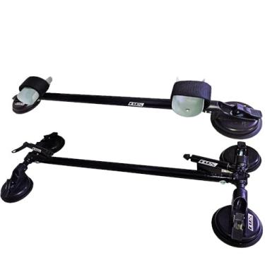 Imagem de Rack Suporte de Teto para Carro Transbike 6 Ventosas Suporta até 2 Bicicletas Eixos 9mm 15x100 e 15x110 Boost Seguro Portátil