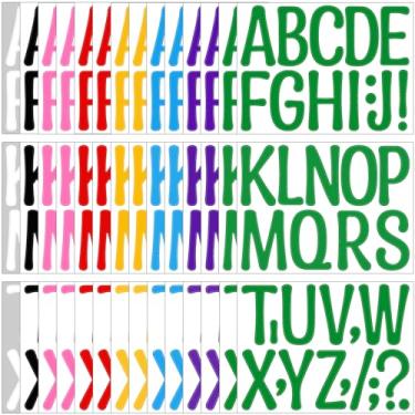 Imagem de Bemeol 4 Inch Letter Stickers 42 Sheets Large Alphabet Letter Stickers Self Adhesive Stick on Letters for Bulletin Boards Classroom Home Decor