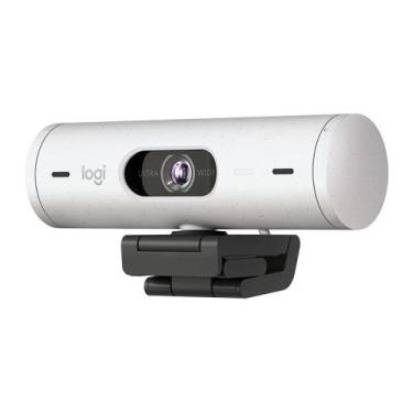 Imagem de Web cam usb-c brio 500 full hd 1080p branco logitech 960-001426