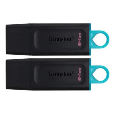 Imagem de Kingston DataTraveler Exodia 64 GB USB 3.2 Flash Drive – 2 unidades DTX/64 GB-2P