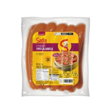 Imagem de Linguiça Tipo Calabresa Defumada Sadia 2,5kg Caixa cOM 6 - BRF