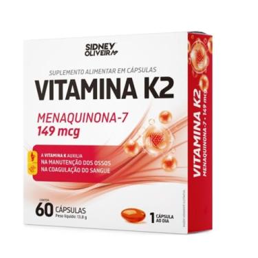 Imagem de Vitamina K2 Menaquinona 149mcg Sidney Oliveira 60 Cáps