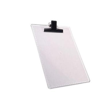 Imagem de Prancheta Acrílico A4 Cristal Garra Metal - Novacril