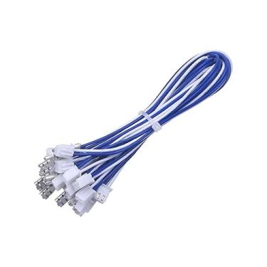 Imagem de 20pcs 2 Pin Arcade Button Wires for Zero Delay USB Encoder PCB with 0.187" 4.8mm Terminals Compatible with Arcade HAPP Push Button/Arcade Joystick/Arcade Console