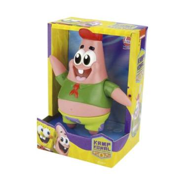 Imagem de Boneco Patrick Estrela Bob Esponja 18cm Lider Articulado em Vinil Atóx