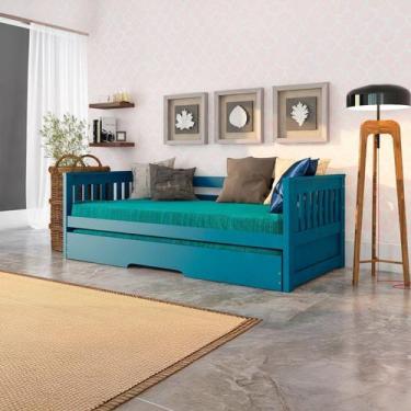 Imagem de Bicama Solteiro Mission Estilo Sofá em Madeira Maciça/mdf - Arbol Move