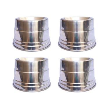 Imagem de 4 Comedouros Ergonômico - Comedouro Elevado P/ Gatos - Tam M - DM SOLU