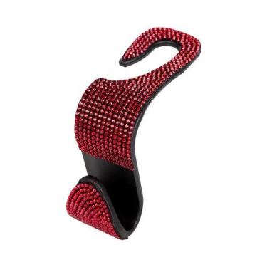 Imagem de Gancho Traseiro De Assento De Carro Com Strass Brilhante, Suporte Univ