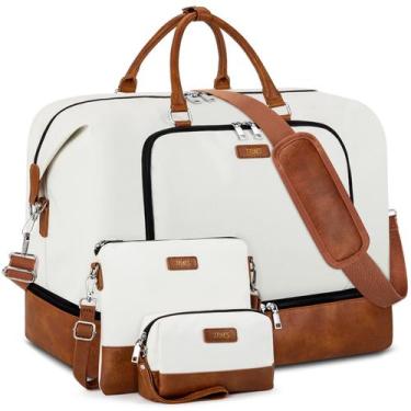 Imagem de Bolsa de viagem de fim de semana TIBES para mulheres com compartimento