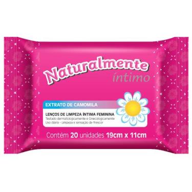 Imagem de Lenço Umedecido Higiene Íntima Naturalmente 20un - Evergreen