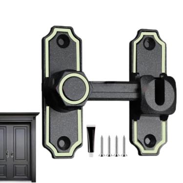 Imagem de Fechadura Para Porta De Galpão | Trincos E Travamentos Para Portas Corrediças De Celeiro,Fechos Resistentes Para Garagem Janela Provador Banheiro Armário De Vinhos E Gaveta
