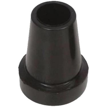 Imagem de Ponteira 3/4 Borracha para Muleta Sequencial Curta Preta - unidade