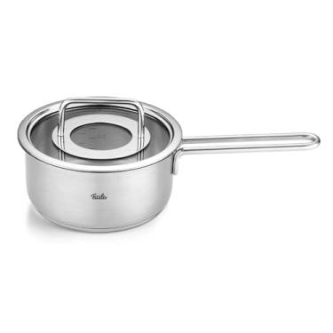 Imagem de Fissler Pure Collection Panela de aço inoxidável de 1,5 litros com tampa de vidro