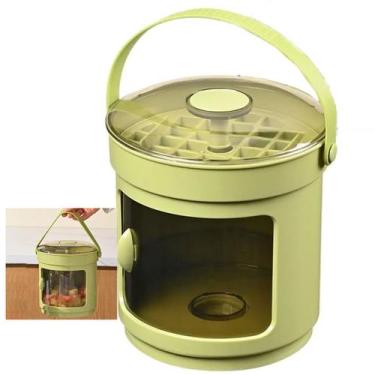 Imagem de Balde Forma de Gelo Reservatorio Dispenser Pegador Tampa Recipiente Ar