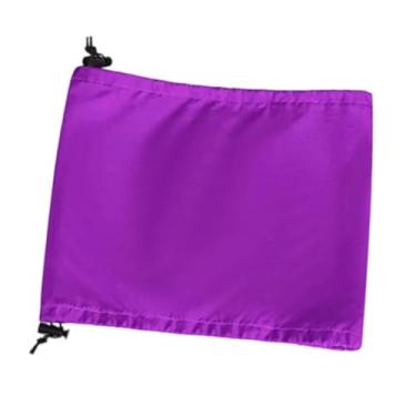 Imagem de Fenteer Touca de banho para cães e gatos, protetor de ouvido ajustável, à prova d'água, reutilizável, para banho de animais de estimação, Roxo