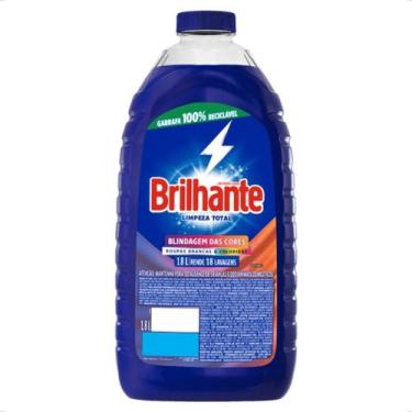 Imagem de Lava Roupas Liquido Brilhante 1,8 L Roupas Brancas Coloridas