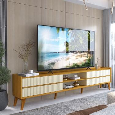 Imagem de Rack para TV Magnífico 212 Naturale Off White - Gelius