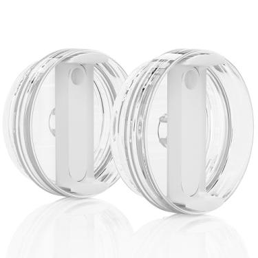 Imagem de CeleVista Substituição de tampa de copo de 1,134 g, tampas de copo adequadas para Stanley Quencher, sem palha, capas de substituição para acessórios Stanley Cup (Frost-2P)