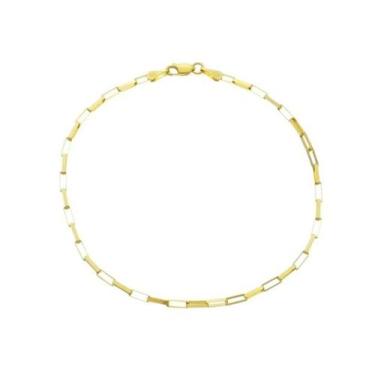 Imagem de Pulseira Masculina Elo Veneziana Longa Ouro 18k 750 - DR Joias