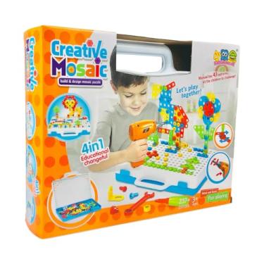 Imagem de BRINQUEDO BLOCOS DE CONSTRUÇÃO CREATIVE MOSAIC 237 PC