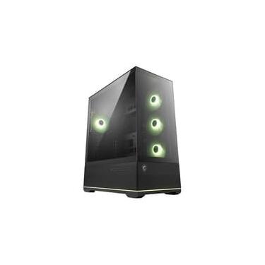 Imagem de Gabinete Gamer MSI MAG Pano 110R PZ, Mid Tower, Lateral em Vidro, 4x FANs ARGB, M-ATX, Preto - PANO110RPZ