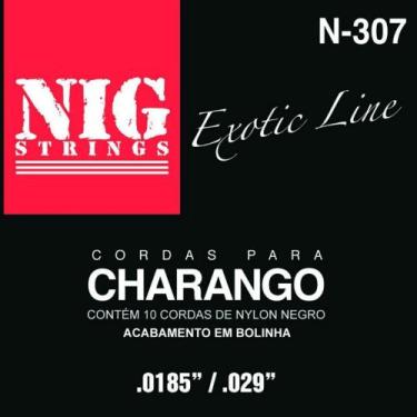 Imagem de NIG - Strings Cordas Nylon Para Charango Boliviano Preto N307