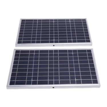 Imagem de ASHATA Kit de Painéis Solares Portáteis de 200w, Moldura de Alumínio do Controlador de Carregador Solar para Aplicações de Grade Fora de Grade, Cabines de Viagem, Hotéis e Casas