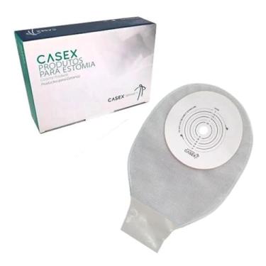 Imagem de Bolsa Drenável de Colostomia Karaya Transparente Recortável até 64mm (CASEX)