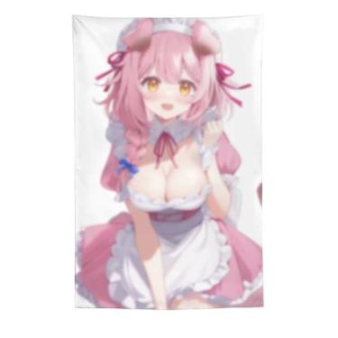 Imagem de LIEGBMEU Sexy Bikini Hot Anime Girl Tapeçaria 152.4 cm x 228.6 cm Interior Exterior Wall Quilt Art Decoração de Tapeçaria Caprichosa, AF454