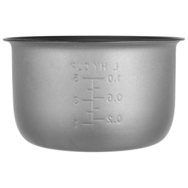 Imagem de ULTECHNOVO Panela de Arroz Antiaderente Panela Interna Acessório de Cozinha Elétrica Multiuso para Substituição de Cozinha Doméstica para Máquina de Arroz e Design Portátil