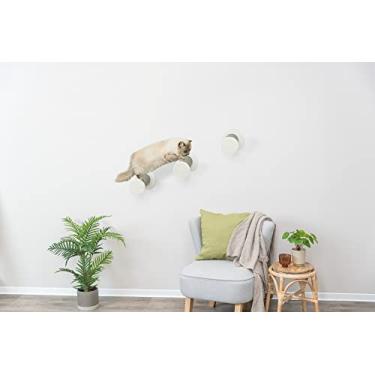 Imagem de TRIXIE Etapas de escalada para montagem na parede, 3 peças, cinza