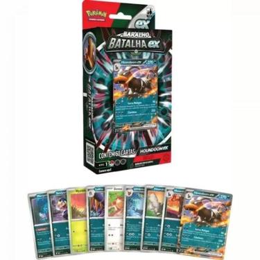 Imagem de Carta Pokemon Deck de Batalha Ex Houndoom Pokemon 60 Cartas - Copag 339466