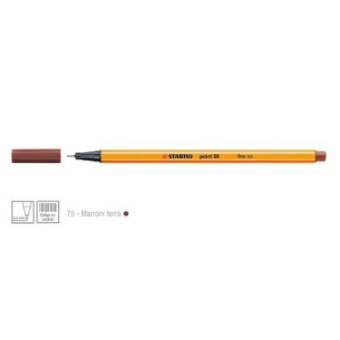 Imagem de Caneta Point 88 Cor 75 Marrom Terra - Stabilo