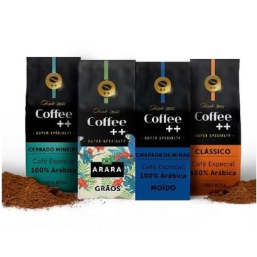 Imagem de Kit 4 Pacotes Café Especial Torrado e Moído Coffee Mais Variedades - C
