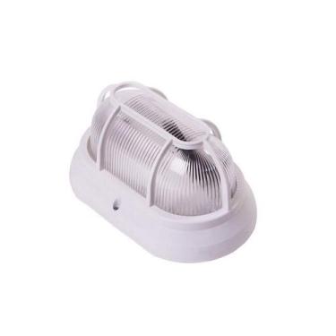 Imagem de Kit 8 Luminária Arandela Tartaruga E-27 Branca - Plaslumi