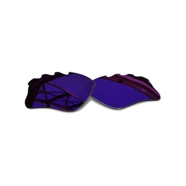 Imagem de SmartVLT Lentes de reposição masculinas roxas plasma para óculos de sol Oakley Flak Jacket XLJ ventilados