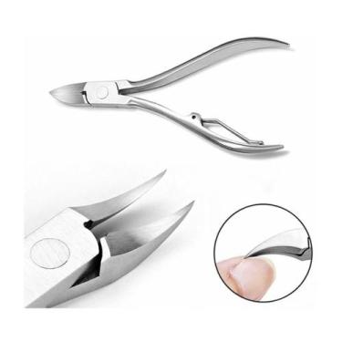 Imagem de Alicate de unhas de aço inoxidável para uso profissional - Lightbek Of