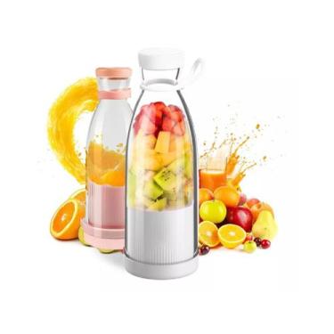 Imagem de Mini Mixer Liquidificador Portátil Recarregável Mini Juice - 380ML - S