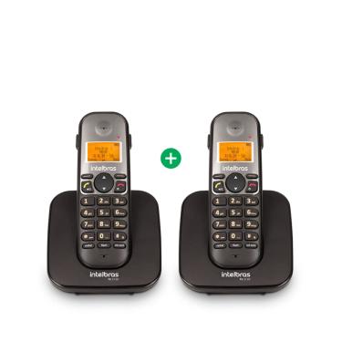 Imagem de Kit Telefone sem Fio + Ramal  Intelbras TS 5122