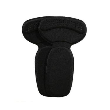 Imagem de Protetor De Calcanhar Almofada Adesivo Ajuste De Sapato Par Preto - YA