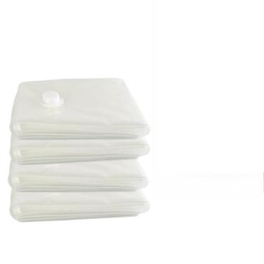 Imagem de Sacos de embalagem a vácuo para bagagem,conjunto de sacos de armazenamento a vácuo de plástico transparente, 50 cm(110X70cm)