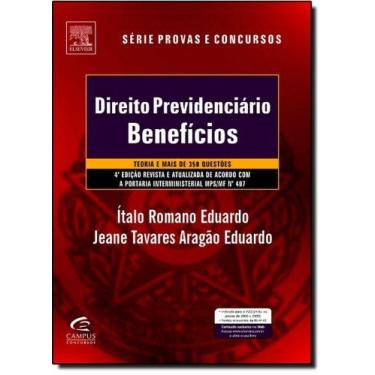Imagem de Direito Previdênciario: Benefícios - Série Provas e Concursos - CAMPUS