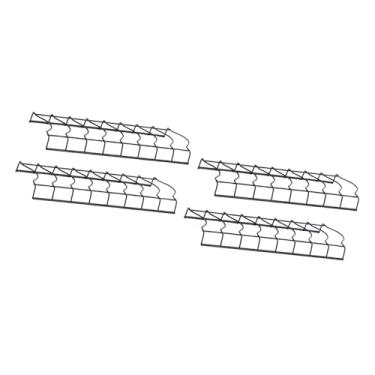 Imagem de Generic 4 peças de utensílios de secagem, suporte para costela, escorredor de pratos de aço inoxidável, suporte para utensílios multifuncionais, escorredores, Suporte para Tigelas Pretas