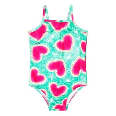 Imagem de Maiô Estampado FPS +50 para Menina Quimby, Azul, 2