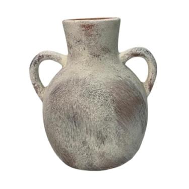 Imagem de Generic Vaso de cerâmica rústico, suporte para plantas, enfeites, vaso, de flores de fazenda para casa, prateleira, plantas de interior, entrada, Marrom Claro